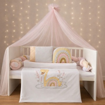  ABO  Σετ προίκας 9τμχ 70*140 Swan